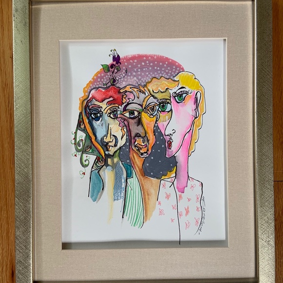 Original artwork ooak painting drawing - Picture 4 of 4